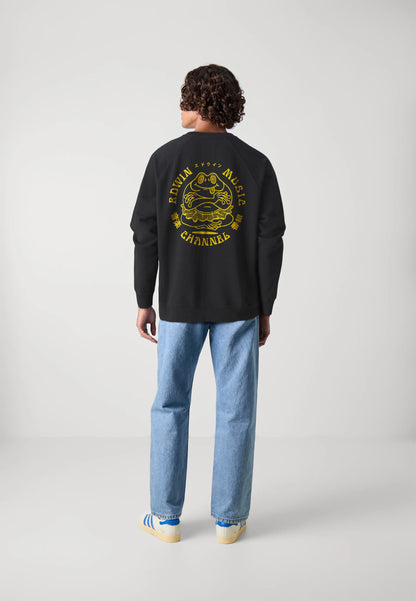 Edwin Music Channel Sweatshirt in Black