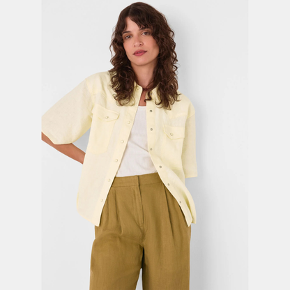 Linen Western Detail Shirt