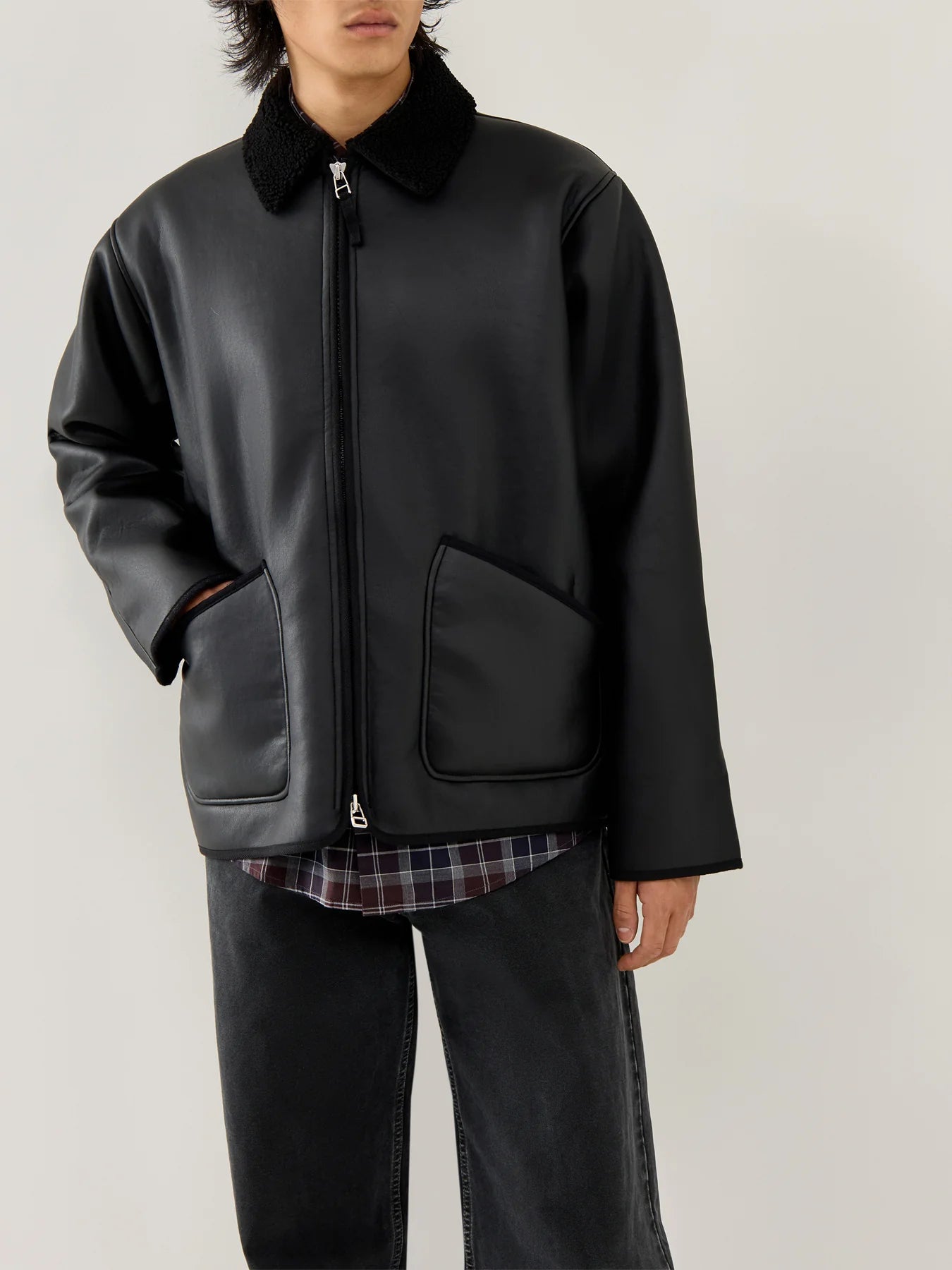 Universal Works Gower Jacket Not Shearling Black