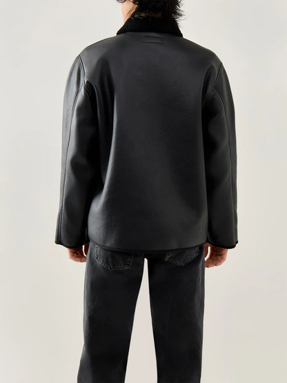Universal Works Gower Jacket Not Shearling Black