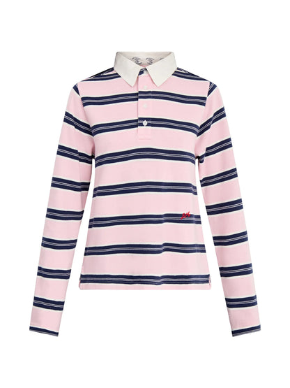 Cassia Shrunken Rugby - Green Stripe