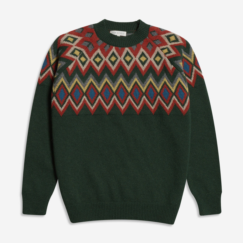 FAR AFIELD MIYUKI KNIT (GREEN) – Positive Retail