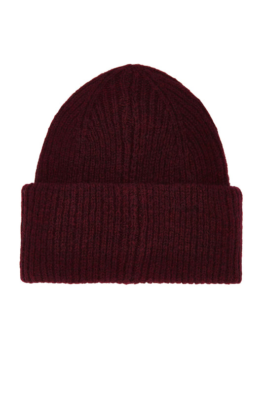 Damson Madder Logo Beanie - Burg