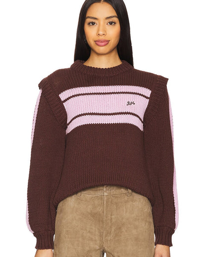 Damson Madder Poppy Crew Neck Jumper