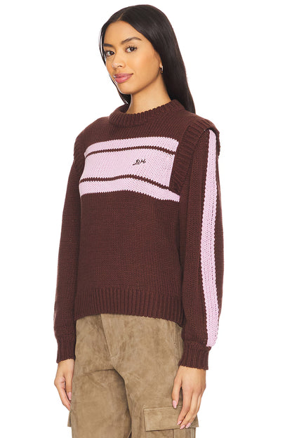 Damson Madder Poppy Crew Neck Jumper