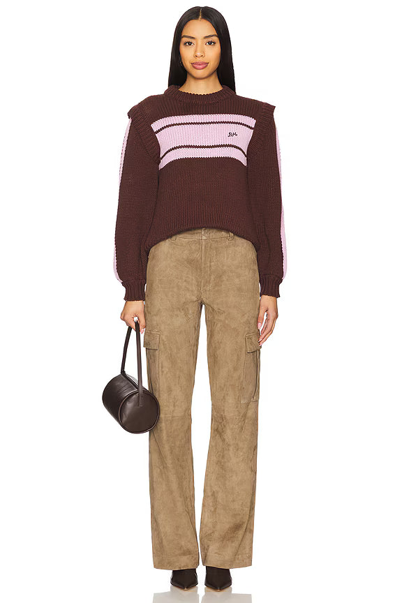 Damson Madder Poppy Crew Neck Jumper