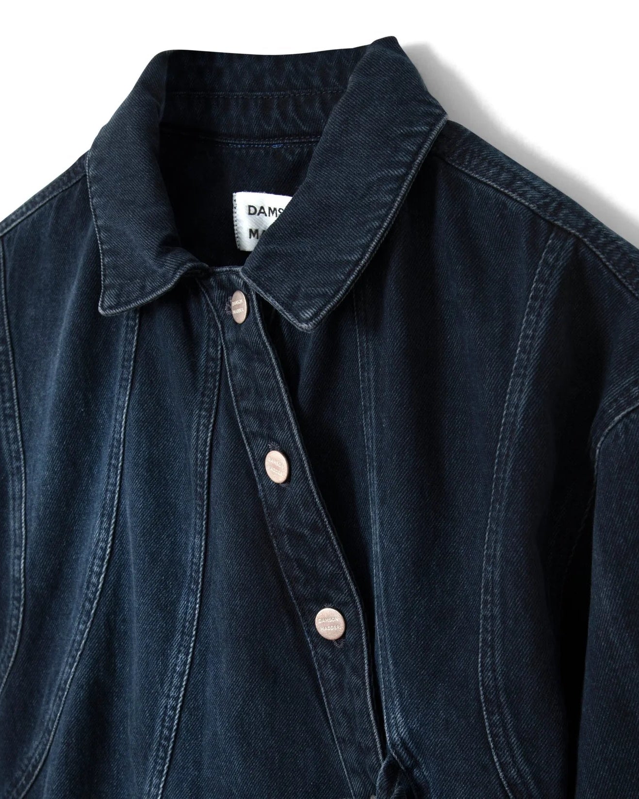 Finella Denim Shirt - Wavy Seams