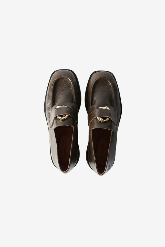 Doughnut Loafers Leather Musgo