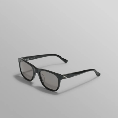 Eltham Black Acetate Square Sunglasses