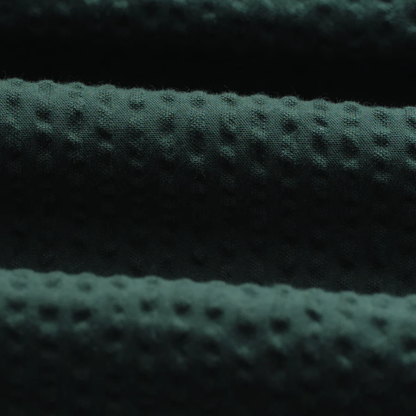 Fuller Forest Green Cotton Seersucker Shorts