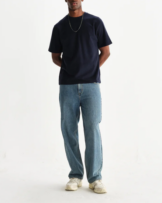 Wax London Felix Blue Loose Fit Denim Jeans