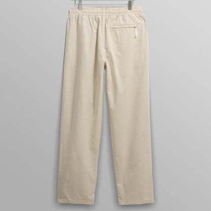 Tyne Natural Linen Ripstop Trousers