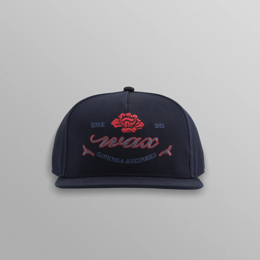 Farrell Navy Cotton Trucker Cap