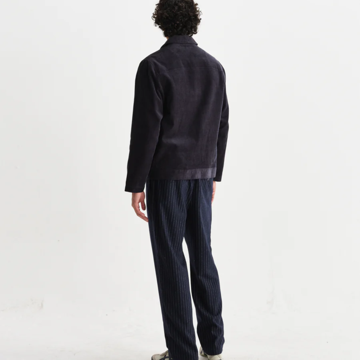 Landmark Navy Corduroy Chore Jacket