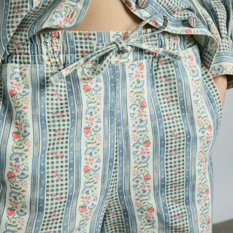 Damson Madder - FELIX TWILL JEANS in WALLPAPER FLORAL