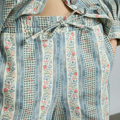 Damson Madder - FELIX TWILL JEANS in WALLPAPER FLORAL