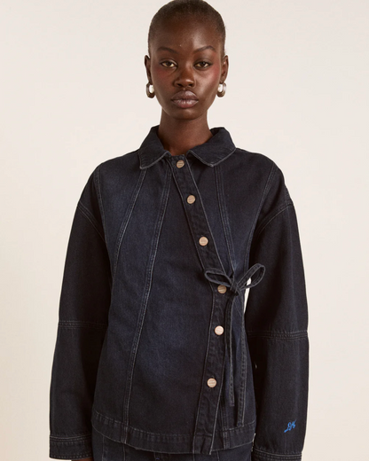 Finella Denim Shirt - Wavy Seams