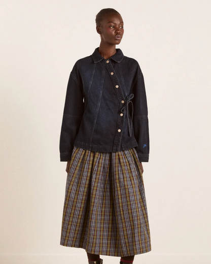 Finella Denim Shirt - Wavy Seams