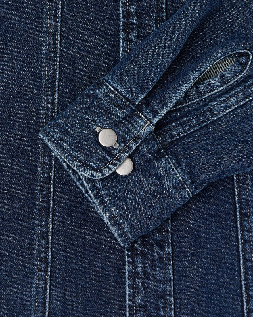 Edwin Trucker Overshirt in Blue