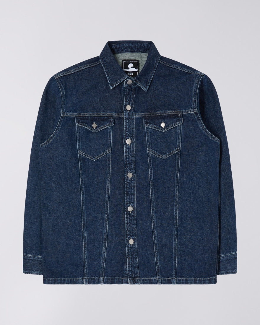 Edwin Trucker Overshirt in Blue
