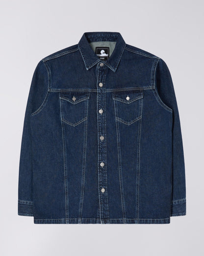 Edwin Trucker Overshirt in Blue