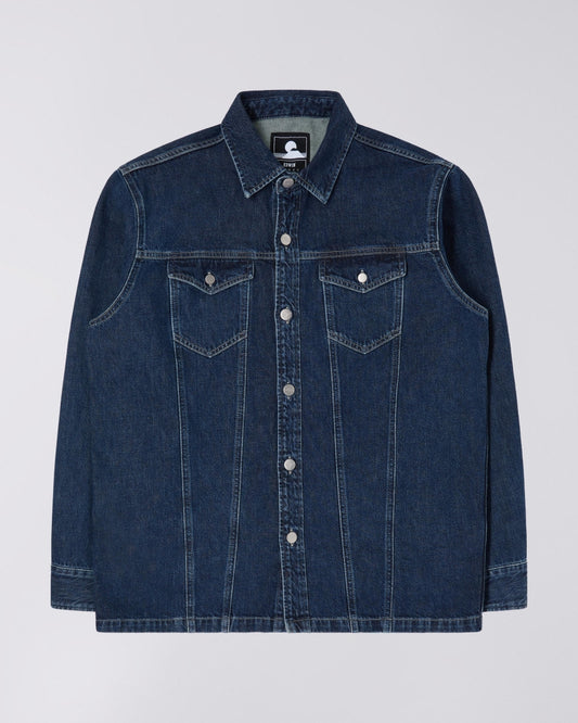 Edwin Trucker Overshirt in Blue