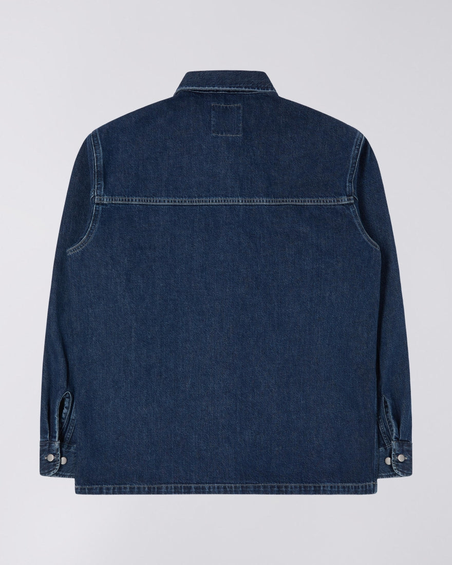 Edwin Trucker Overshirt in Blue
