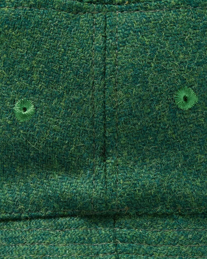 Universal Works Lewis Hat Harris Tweed Green