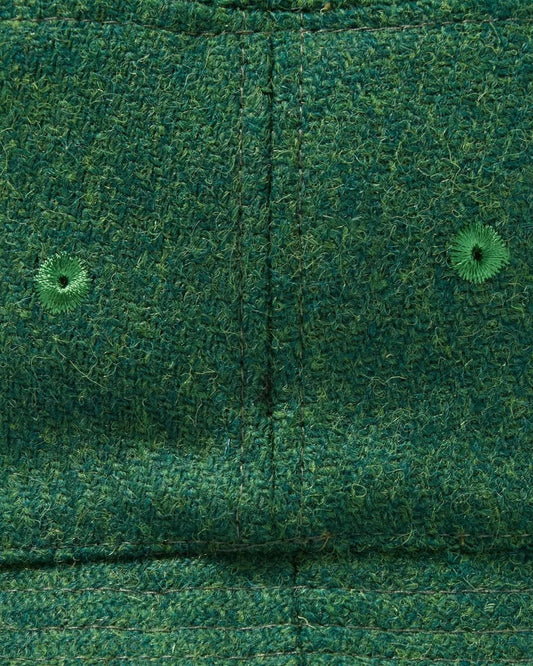 Universal Works Lewis Hat Harris Tweed Green