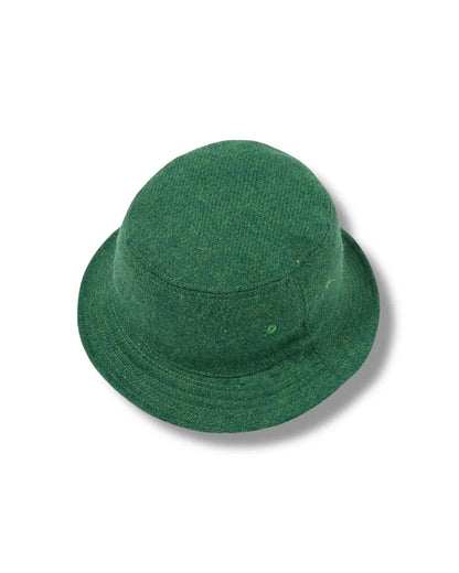 Universal Works Lewis Hat Harris Tweed Green