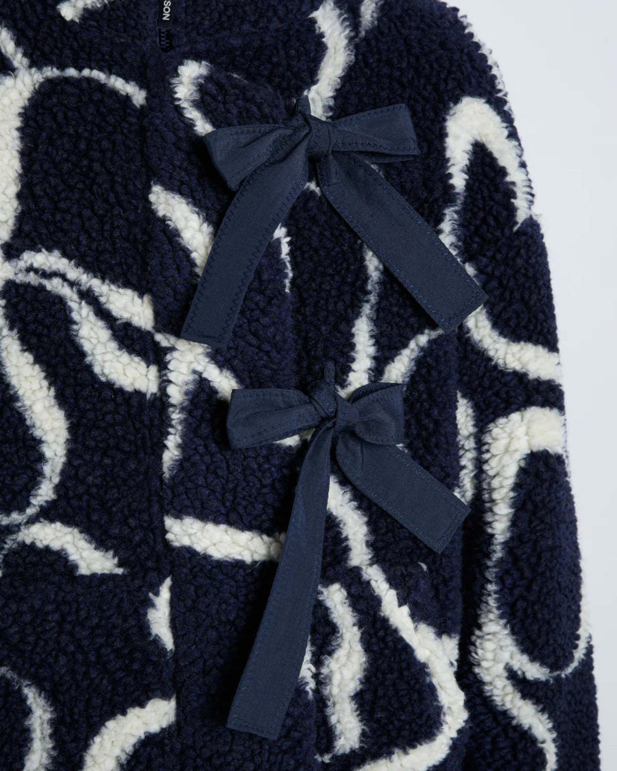 Ingrid Borg Bows Jacket- Navy
