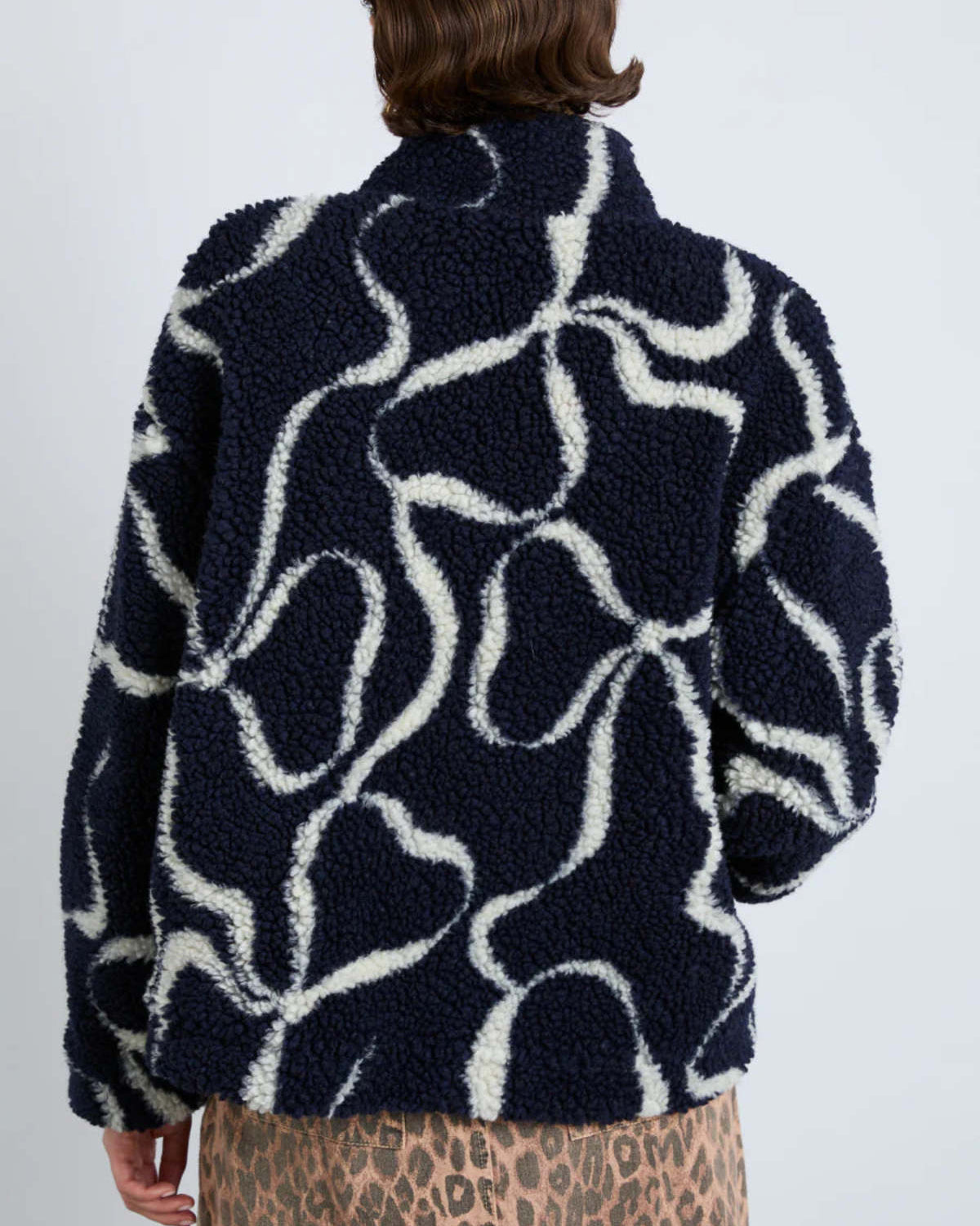 Ingrid Borg Bows Jacket- Navy