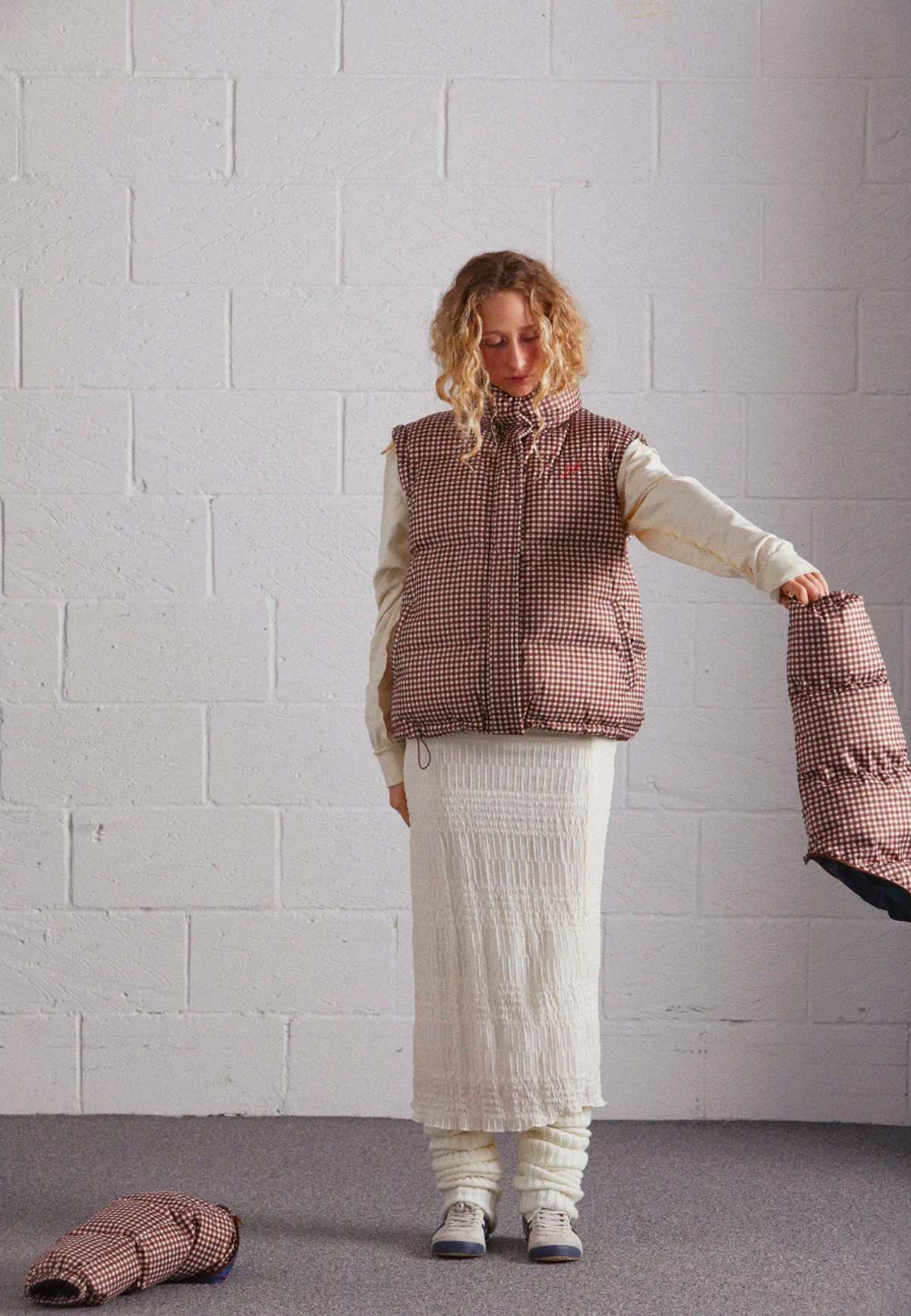 Jennifer Check Puffer