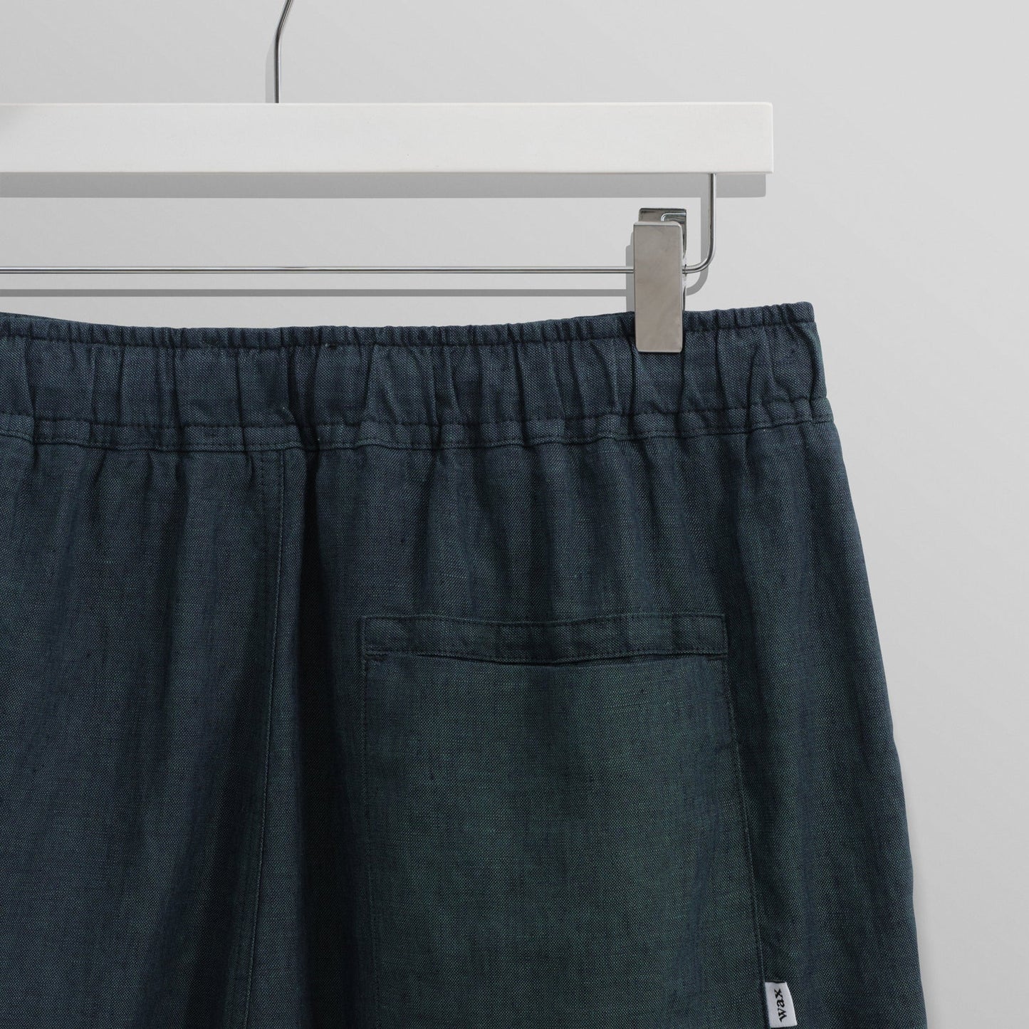 Wax London Kurt Short Two Tone Linen IN  Dark Green