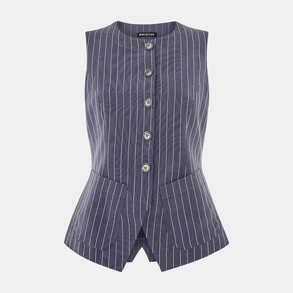 Lottie Pinstripe Waistcoat