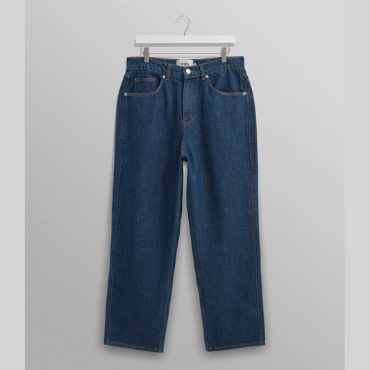 Felix Vintage 90s Blue Wash Loose Fit Denim Jeans