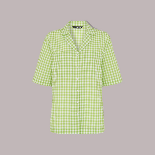 Grace Gingham Bowling Shirt