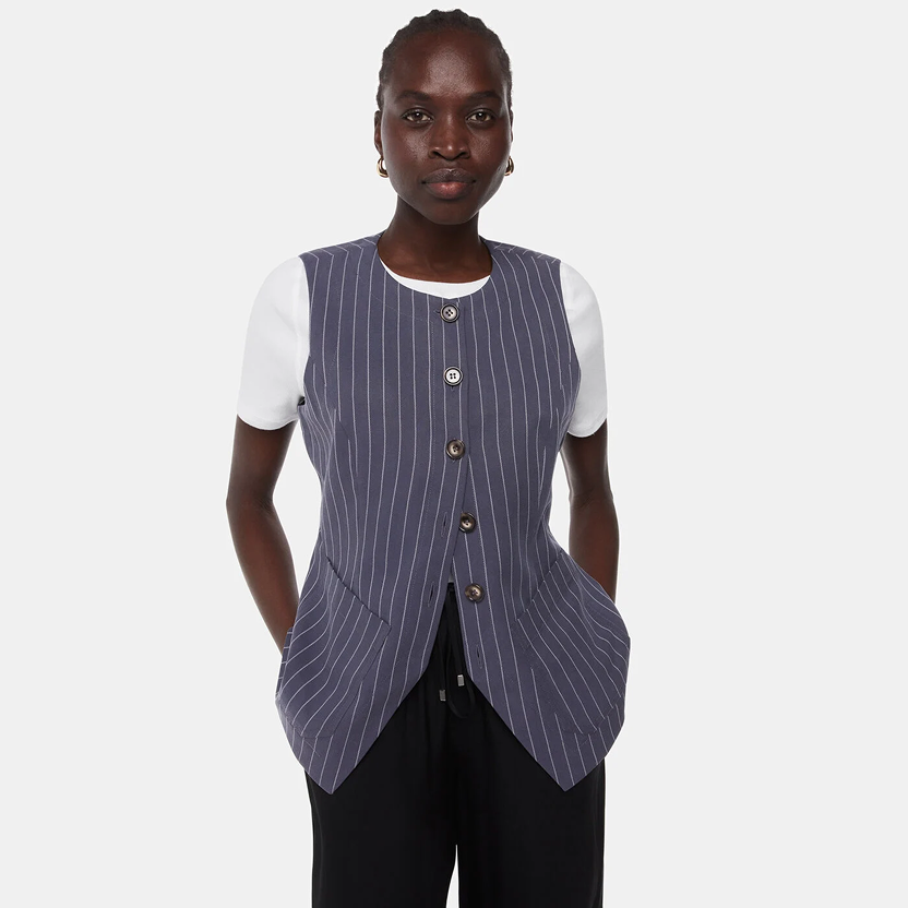 Lottie Pinstripe Waistcoat