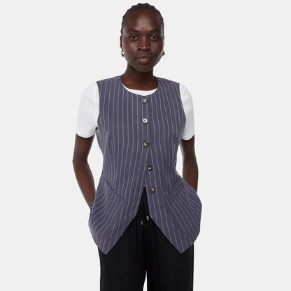 Lottie Pinstripe Waistcoat