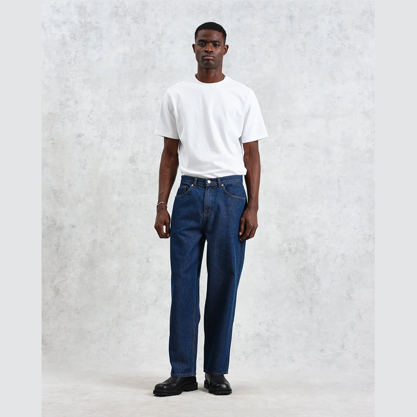Felix Vintage 90s Blue Wash Loose Fit Denim Jeans