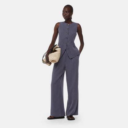 Lottie Pinstripe Waistcoat