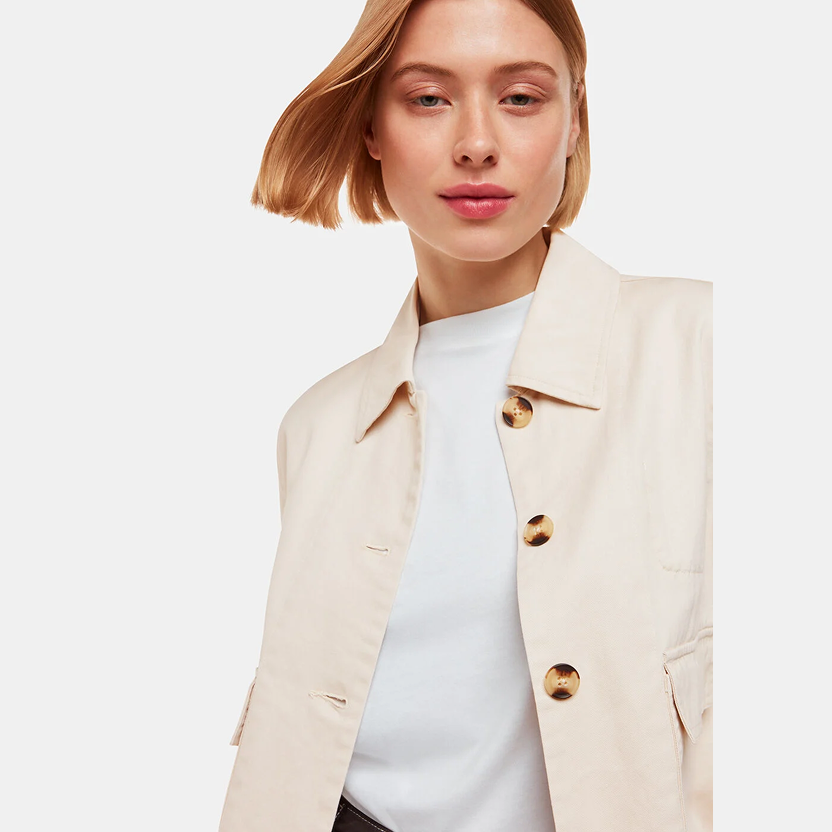 Marie Casual Jacket Stone