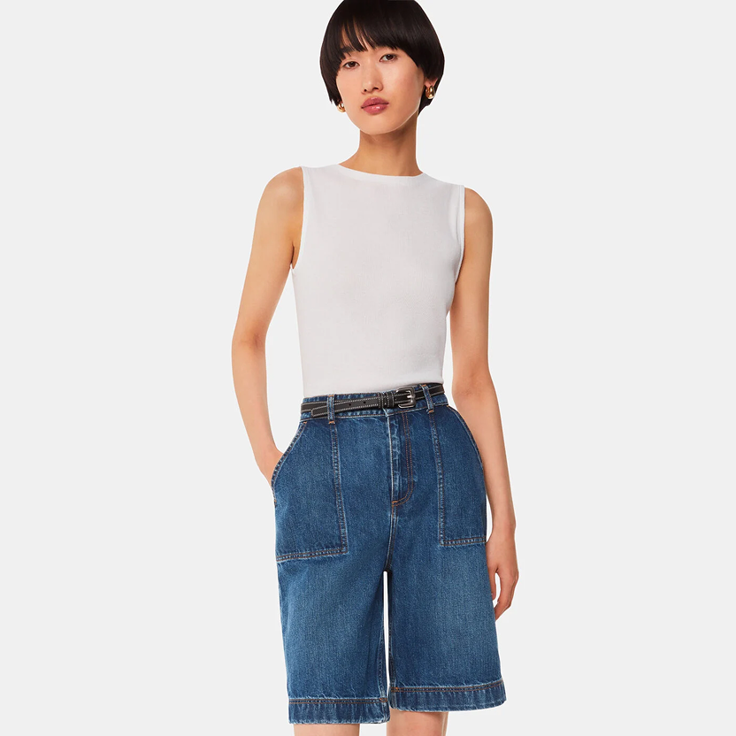 Raya Longline Denim Short