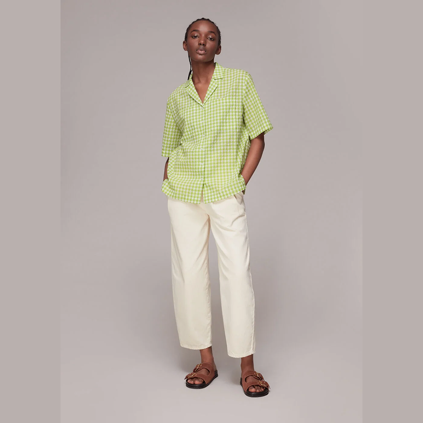 Grace Gingham Bowling Shirt