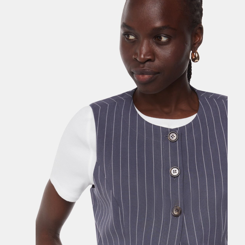 Lottie Pinstripe Waistcoat
