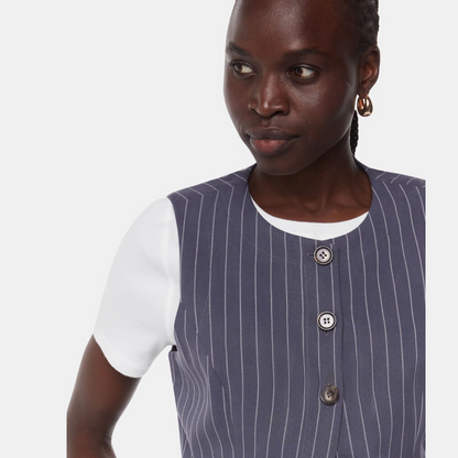 Lottie Pinstripe Waistcoat