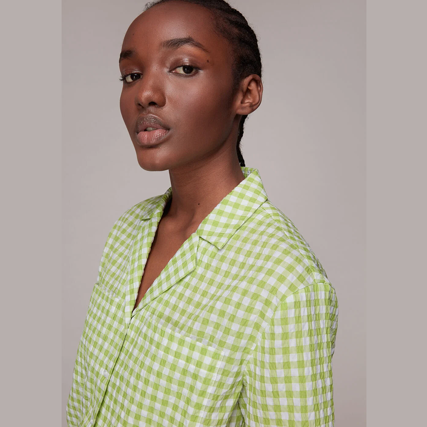 Grace Gingham Bowling Shirt