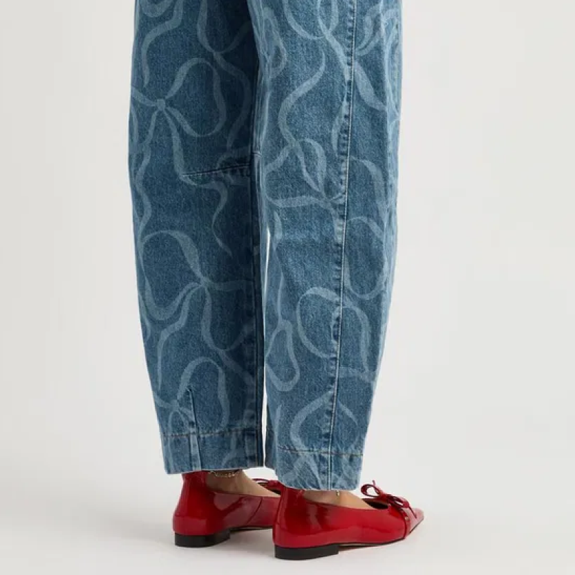 Damson Madder FELIX JEANS in BOW LASER