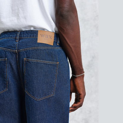 Felix Vintage 90s Blue Wash Loose Fit Denim Jeans