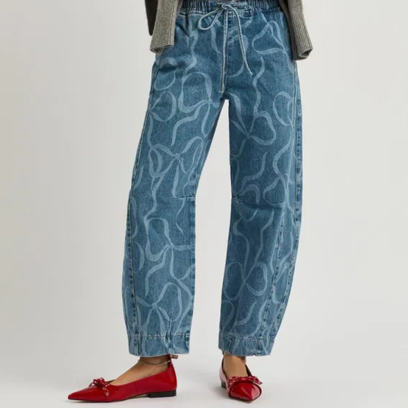Damson Madder FELIX JEANS in BOW LASER
